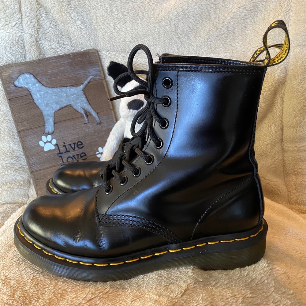 Dr Martens 1460 S7 Black Smooth Leather Boots๐ค๐ค - Picture 1 of 8